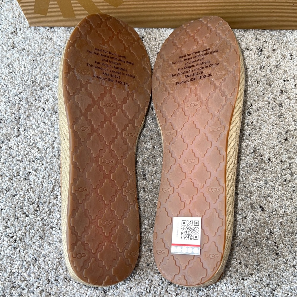 NIB AUTH UGG CHIVON FLAT CHESTNUT - Picture 4 of 8
